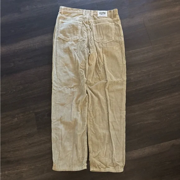 Vintage BC Ethic Pants Men 34 Tan Corduroy EZ Fit VTG Y2K SURF GRUNGE EMO - Picture 3 of 6